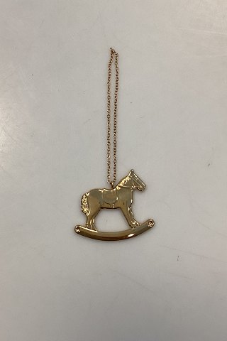 Georg Jensen Christmas Ornament -  Rocking Horse 1996