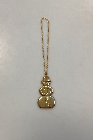 Georg Jensen Christmas Ornament -  Snowman 1999