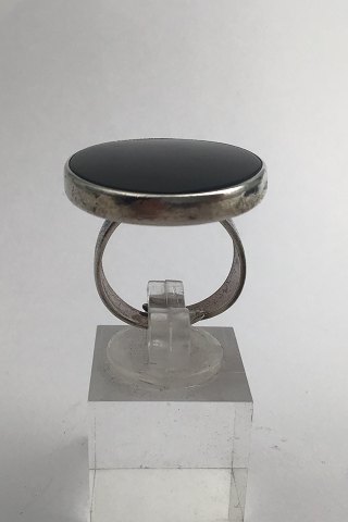 Niels Erik From Sterling Silver Ring (Onyx)