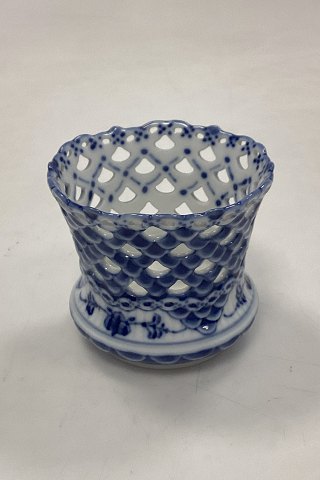Royal Copenhagen Blue Fluted Full Lace small Vase No. 1015