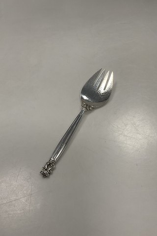 Georg Jensen Silver Acorn Serving Fork No. 112