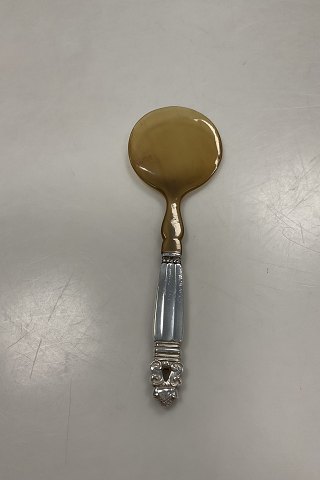 Georg Jensen Silver / Horn Acorn Server No. 206