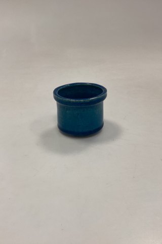 Kaehler Ceramics Sugar Bowl with Turquoise Glaze