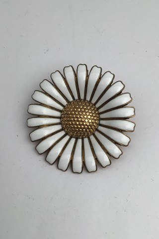 Volmer Bahner Gilt Sterling Silver Marguerit (Daisy) Brooch