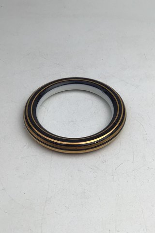 Royal Copenhagen Porcelain Armring (Gold / Black)