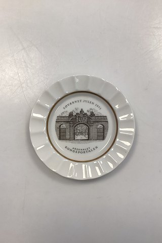 Royal Copenhagen / Aluminia Royal Danish Navy Christmas Plate 1971