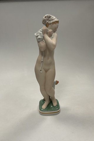Royal Copenhagen Gerhard Henning overglaze Figurine by Gerhard Henning Bathing Girl No 2428