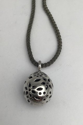 Ole Lynggaard Sterling Silver Blonde Egg Pendent