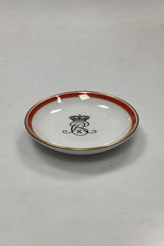 Bing and Grondahl Relish Dish No. 30 - King Christian X Monogram