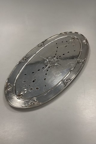 Georg Jensen Silver Fish Tray with Drainer No. 206