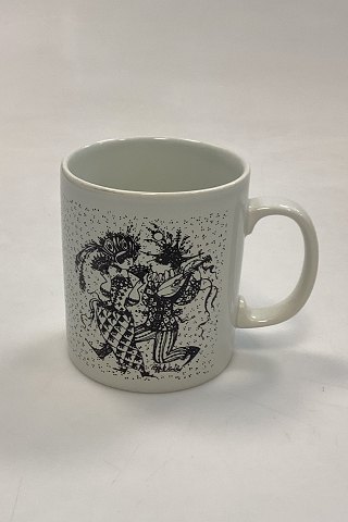 Bjørn Wiinblad: February Mug from Nymølle - MASKERADE
