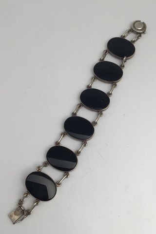 Niels Erik From Sterling Silver Bracelet (Black Onyx)