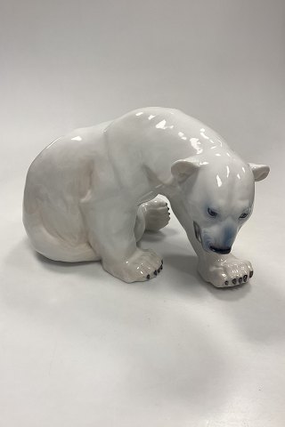 Royal Copenhagen Polar Bear figurine, model No. 433