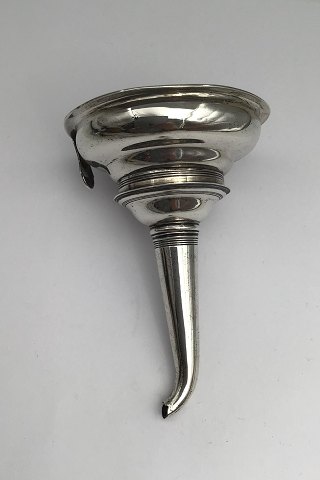 English Sterling Silver Wine Funnel