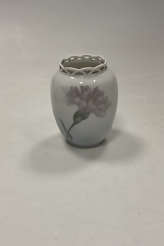 Royal Copenhagen Art Nouveau Vase with pierced top No. 351/160