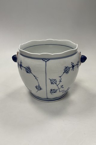 Royal Copenhagen Blue Fluted Plain Flower Pot No. 126