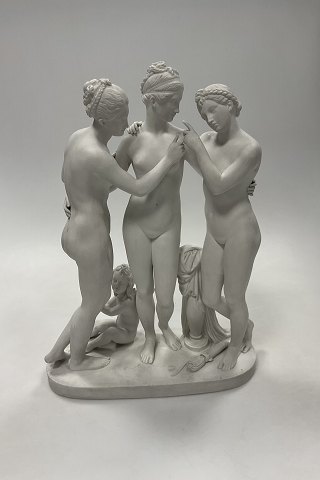 Royal Copenhagen Bisque Figurine 3 Graces by Thorvaldsen