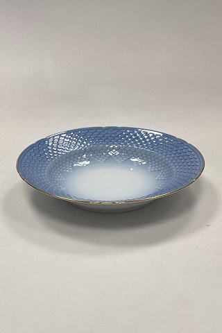 Bing and Grondahl Blue Tone with gold Deep Plate No. 23/323
