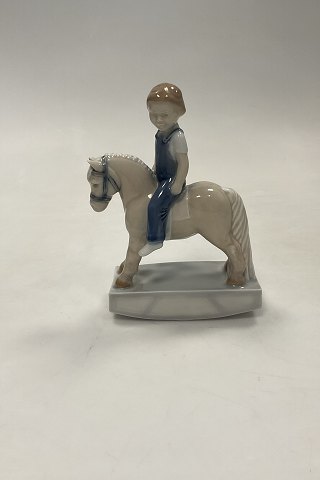 Royal Copenhagen Figurine Girl on Horse No. 5651