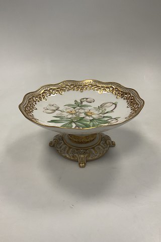 Royal Copenhagen Flora Danica Pedistal Bowl, Antique