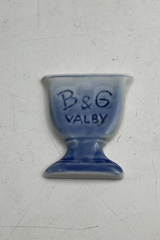 Bing and Grøndahl Workers badge in form of a Egg Cup BG Valby