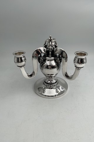 C C Hermann Sterling Silver 3 armed Candelabra