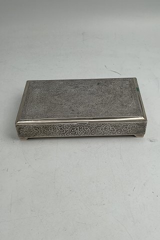 Russian / Persian 84 Silver Cigar Box