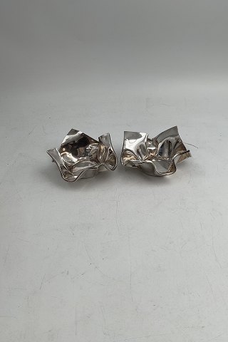 Per Sax Møller Sterling Silver Pair of Candleholders