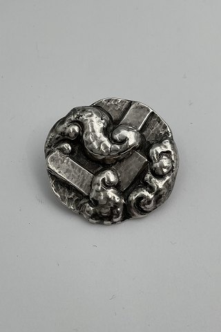 Bindesboll Brooch in Silver from Holger Kyster