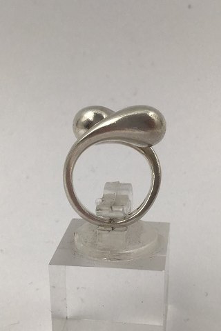 Ole W Jacobsen Sterling Silver Modern Ring