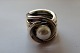 Blicher Fuglsang Ring in Sterling Silver with Pearl