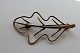 Dragsted Modern Brooch in Sterling Silver