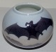 Royal Copenhagen Art Nouveau Bat Vase No 225/42a