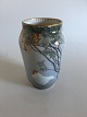 Royal Copenhagen Art Nouveau Vase with chicken No b1575/1217f