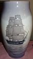 Bing and Grondahl Unique Ship Vase by Ellias Pedersen