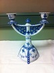 Royal Copenhagen Blue Fluted Full Lace 2-armed Candelabra