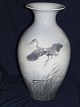 Royal Copenhagen Unique Vase with Heron by Vilhelm Theodor Fischer from 1925