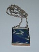Mogens Bjorn-Andersen Sterling Silver pendent with large stone