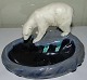 German Polar Bear Figurine on dish