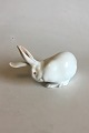 Royal Copenhagen Figurine Rabbit Scratching No 378