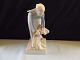 Royal Copenhagen Figurine Girl on base working with Wheat No 655