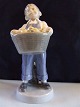 Royal Copenhagen Figurine October Boy with Fruit No 4532