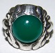 Georg Jensen Steling Silver Ring with Agat No 11A