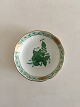 Herend Hungary Chinese Bouquet Green Caviar Dish