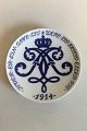 Royal Copenhagen Commemorative Plate from 1915 RC-CM153