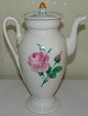Meissen Porcelain Coffee Pot with Rose Design
