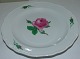 Meissen Porcelain Lunch Plate with Rose Design
