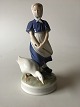 Royal Copenhagen Figurine Goose Girl No 527