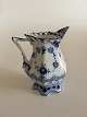 Royal Copenhagen Blue Fluted Full Lace Creamer No 1032