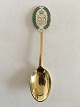 Anton Michelsen Commemorative Spoon In Gilded Sterling Silver from 1968